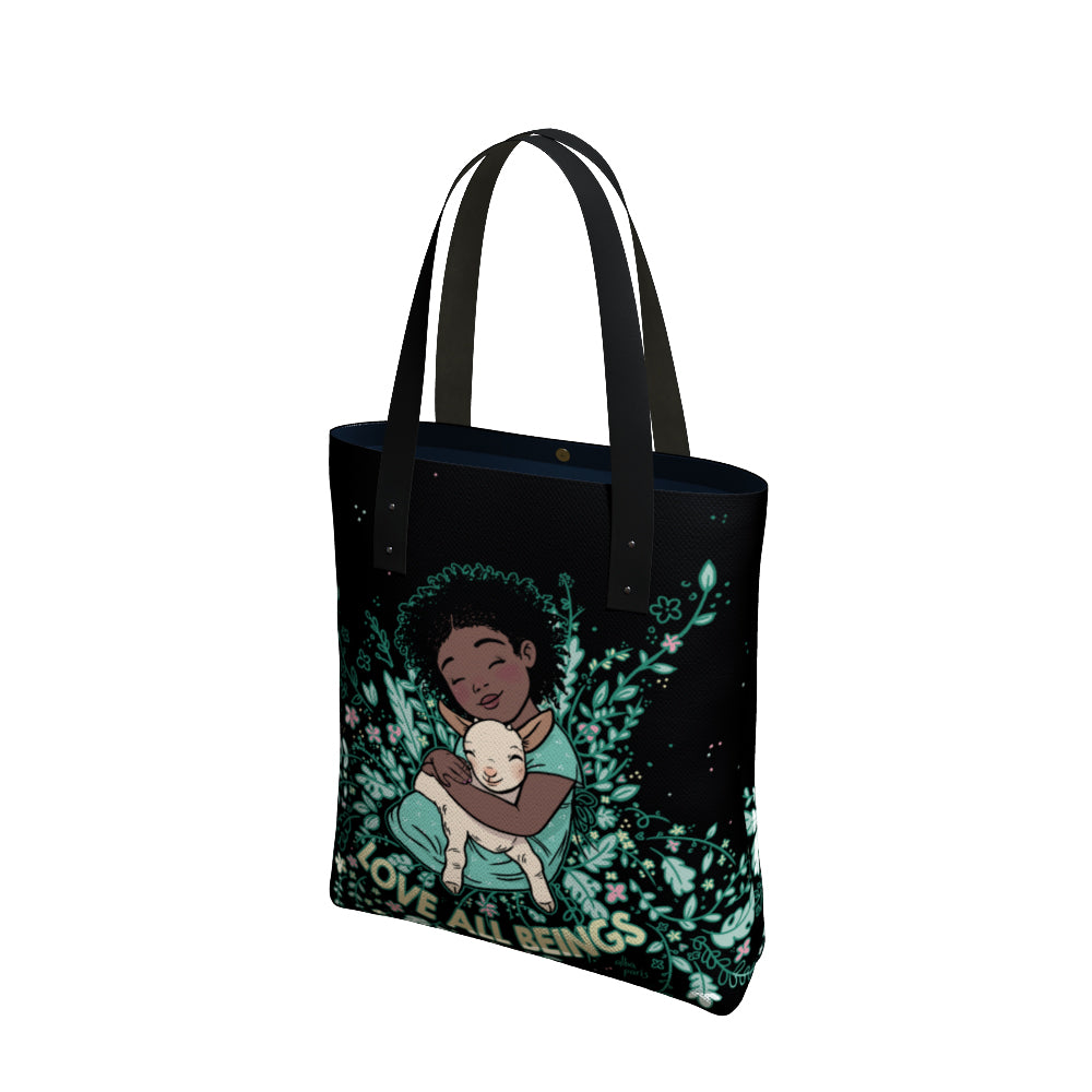 Love All Beings Premium Tote Bag