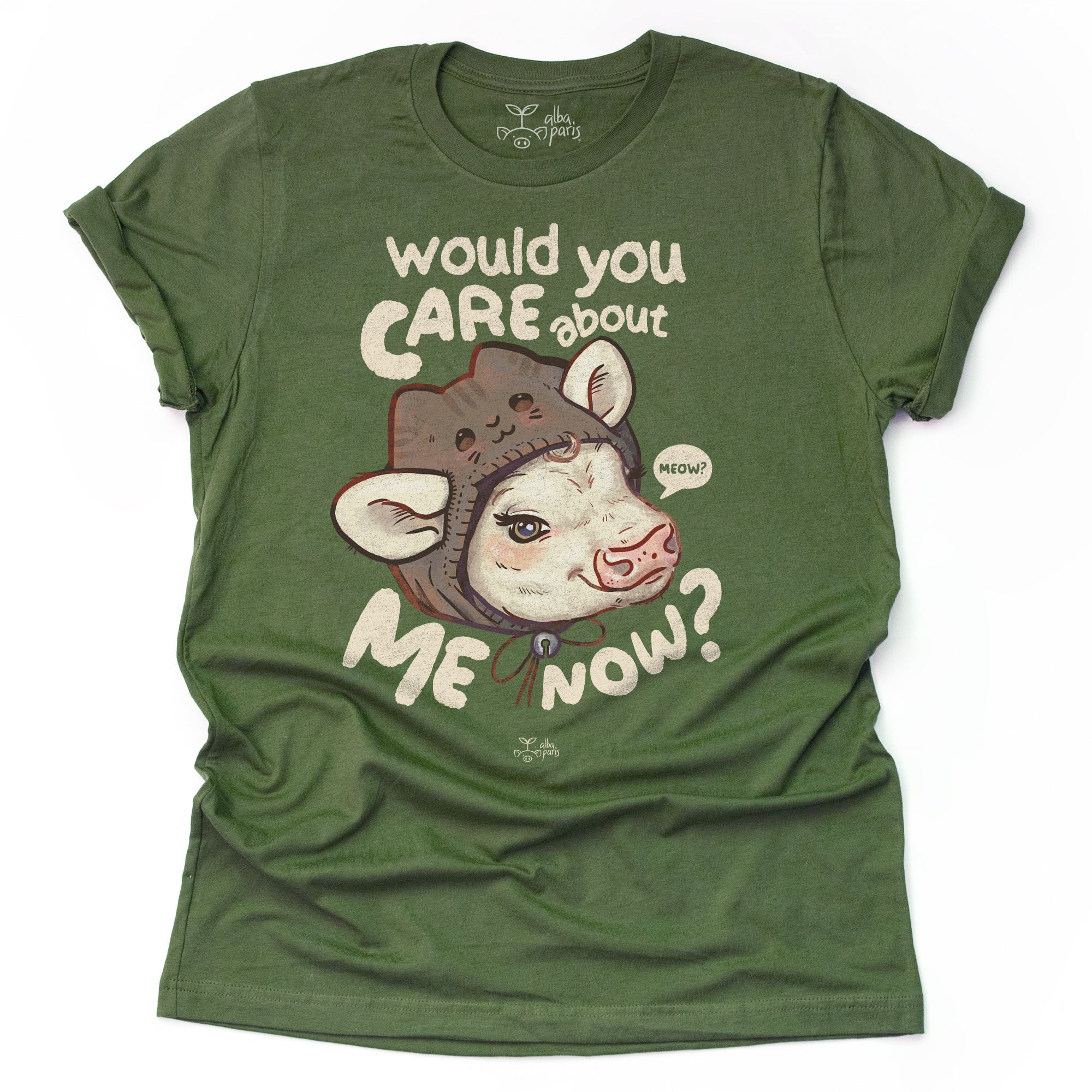 Would You Care About Me Now? Cow Unisex Tee