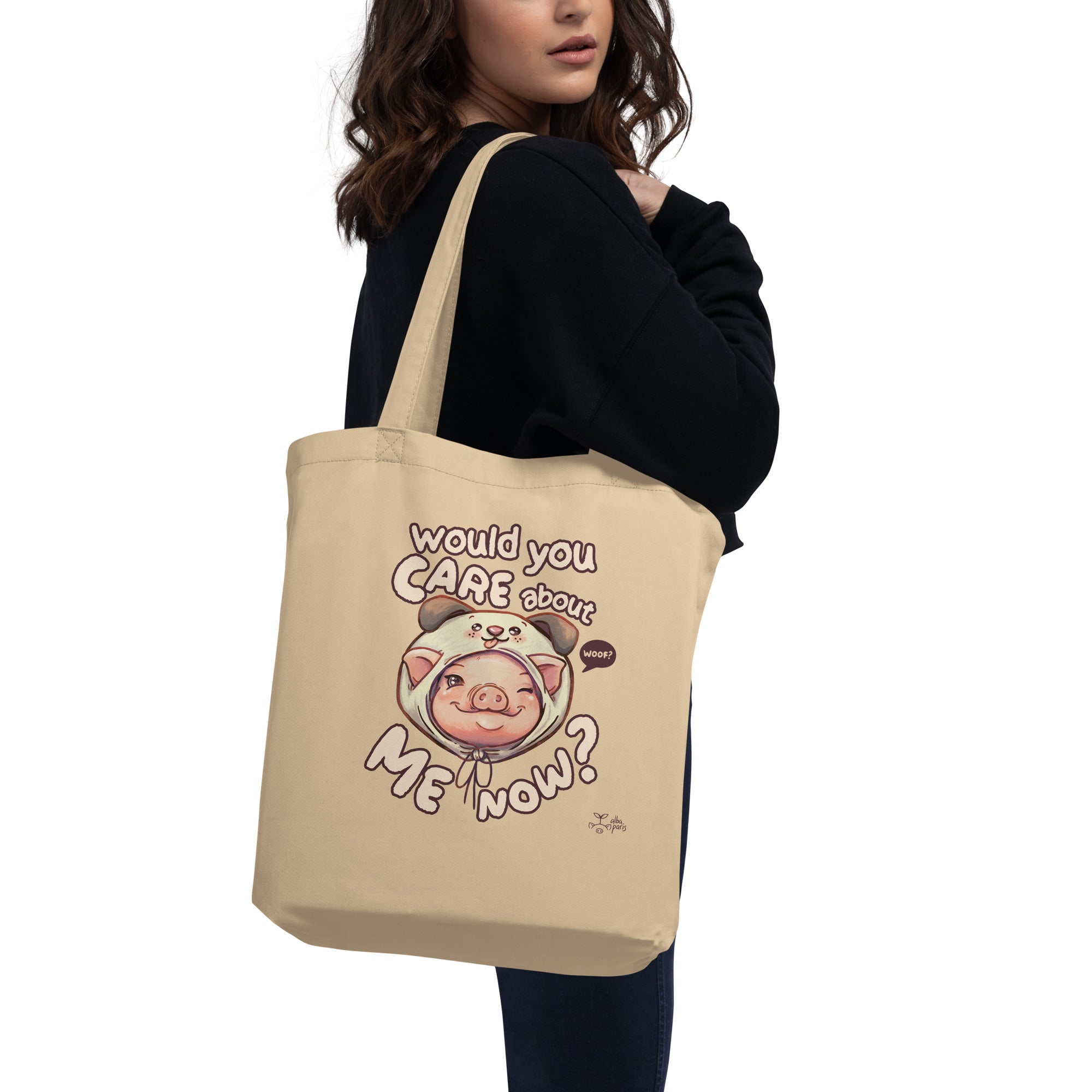 Would You Care About Me Now? Pig Organic Shopping Bags