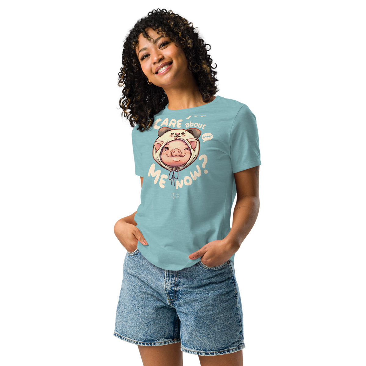 Would You Care About Me Now? Pig Relax Women's* Tee
