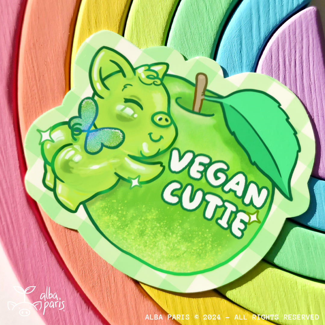 Vegan Cutie Sticker
