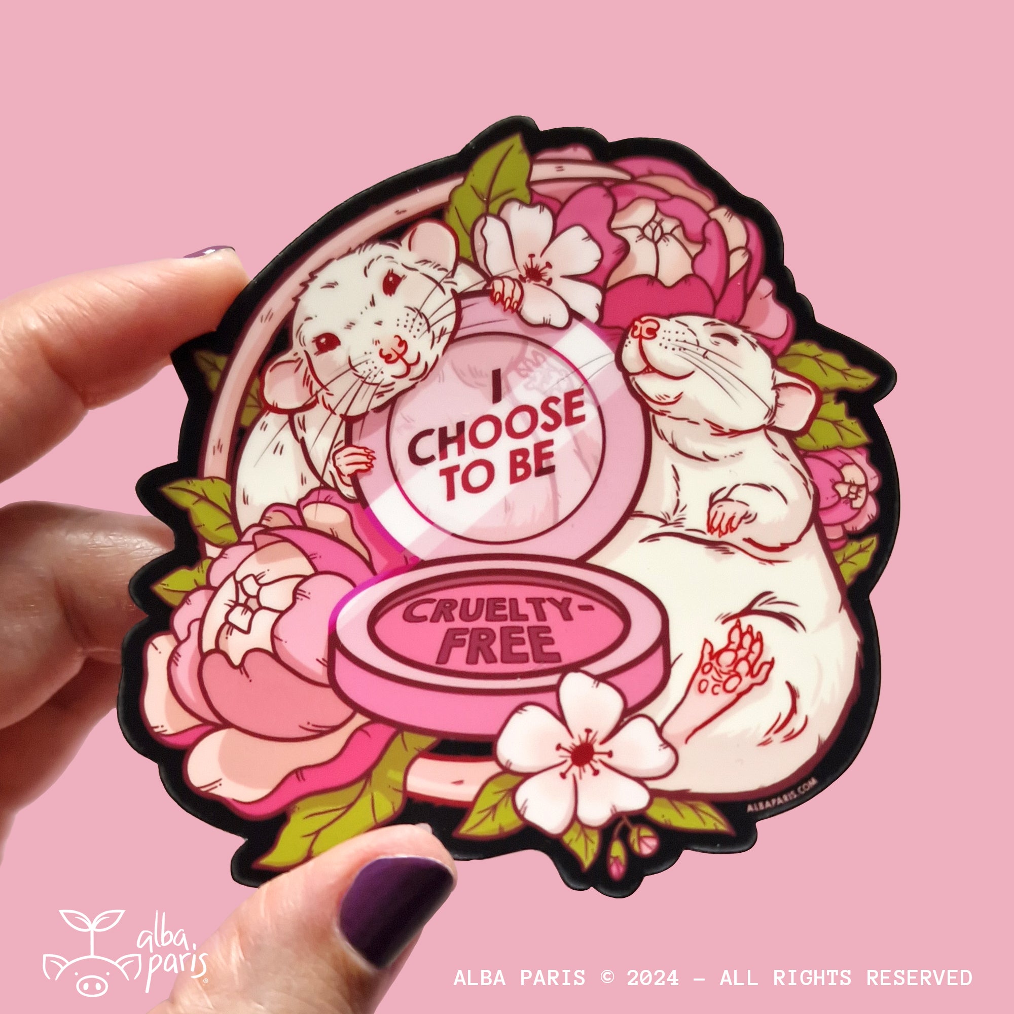 I Choose to Be Cruelty-Free Sticker