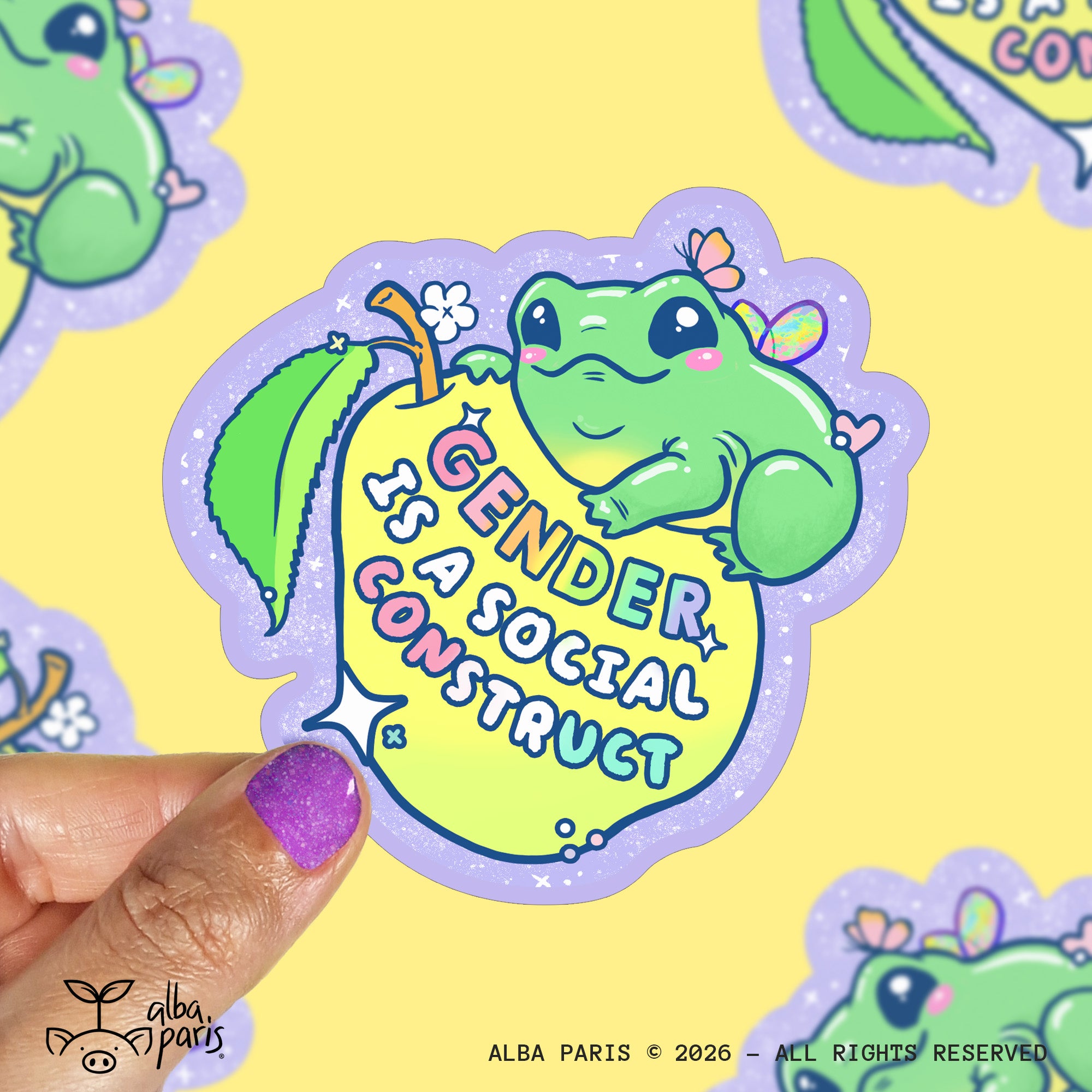 Gender Is A Social Construct Sticker