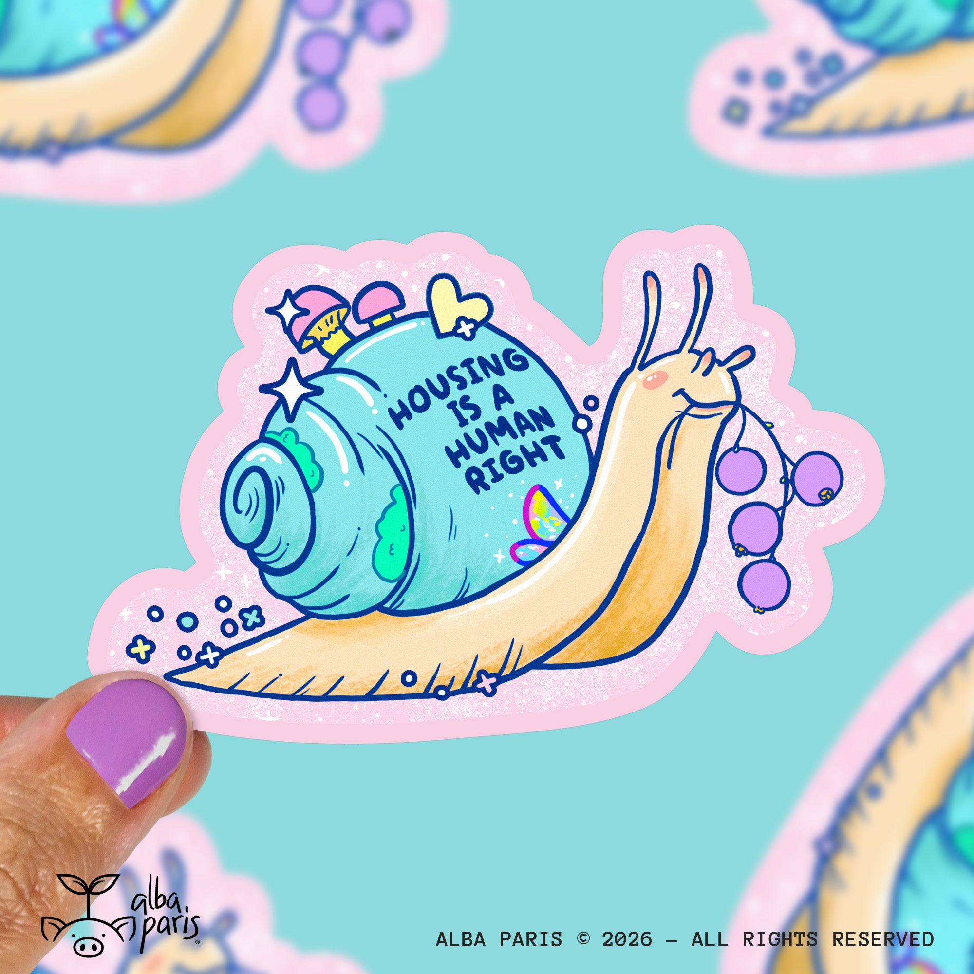 Housing Is A Human Right Sticker