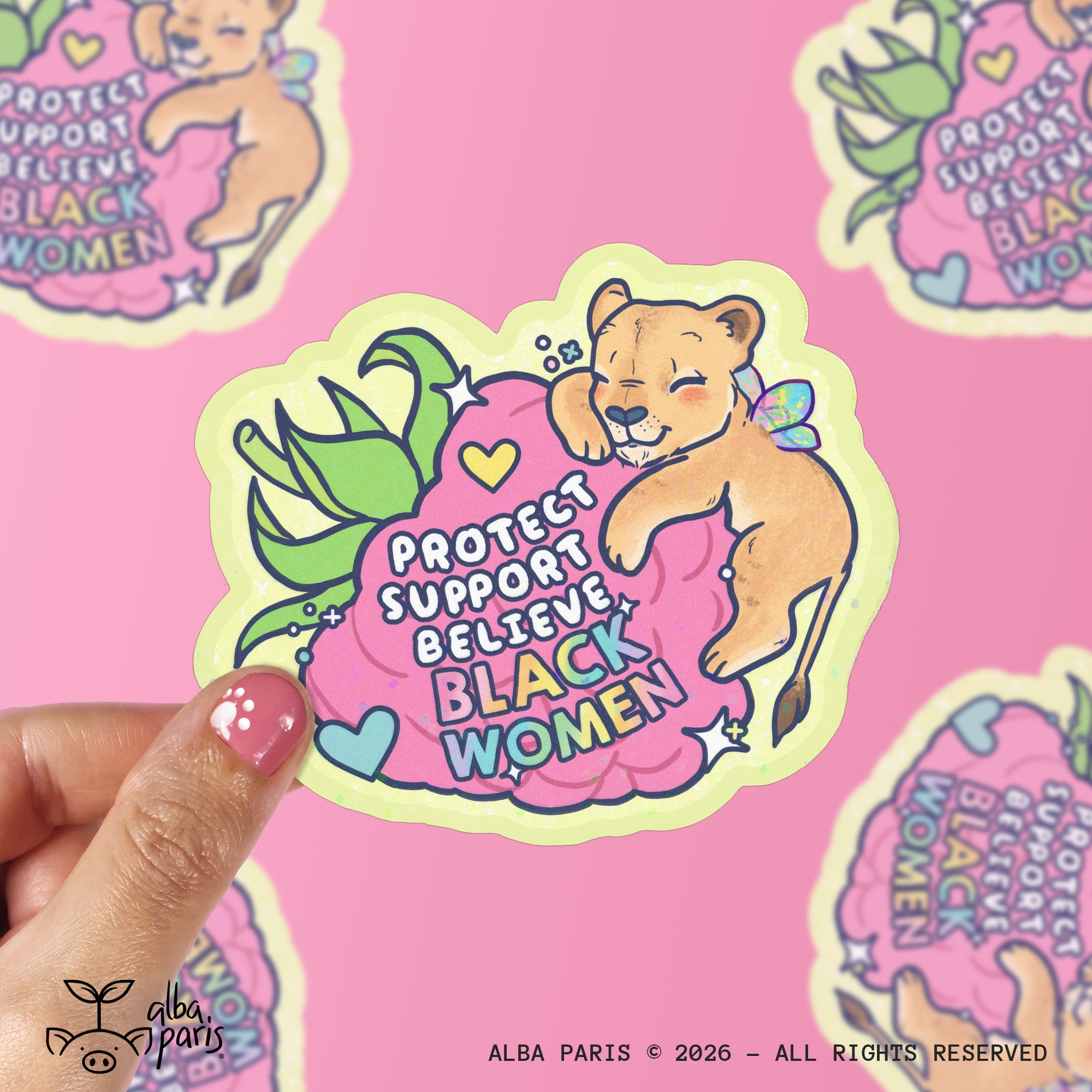 Protect Black Women Sticker