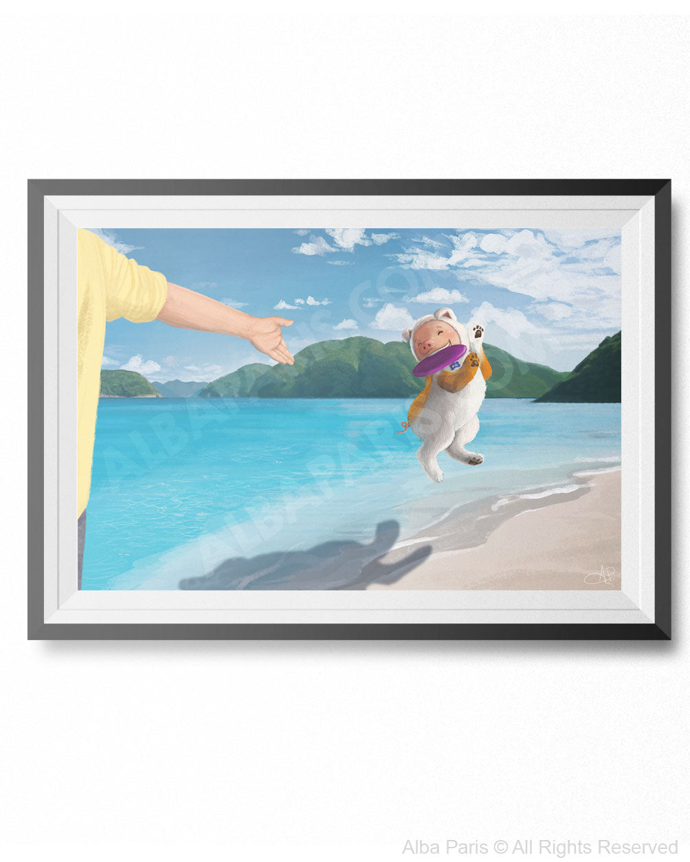 "I Wish I Was a Dog, So I Could Be Free" Art Print