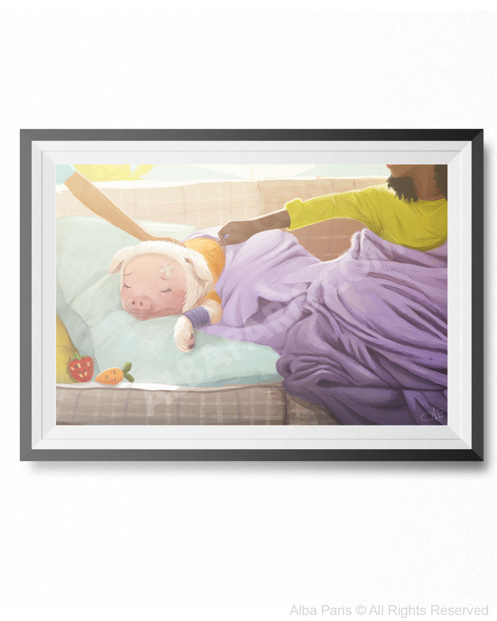 "I Wish I Was a Dog, So They Could Look After Me" Art Print