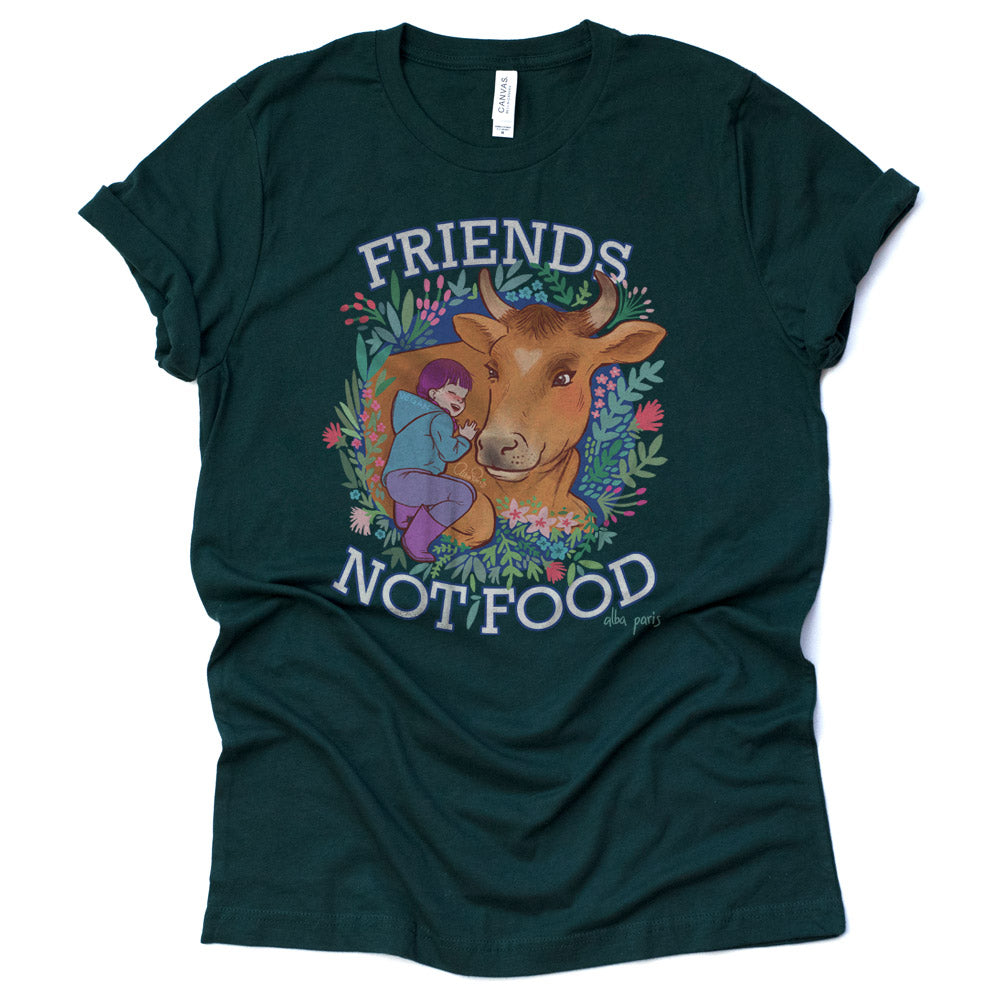 Friends Not Food Unisex Tee