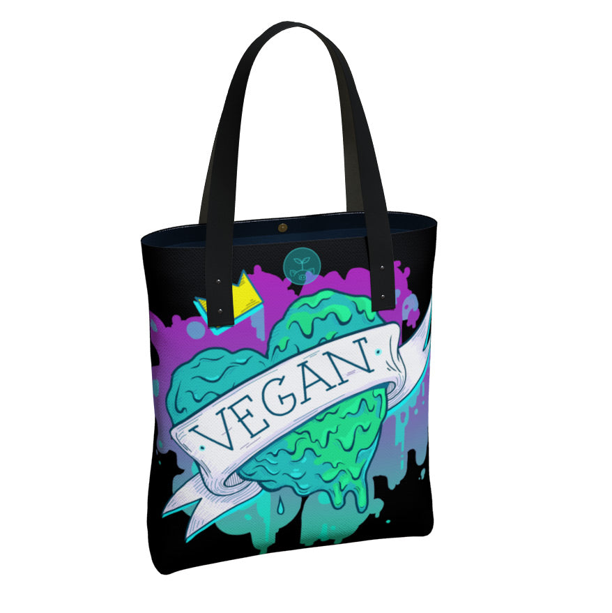 Vegan Heart Premium Tote Bag