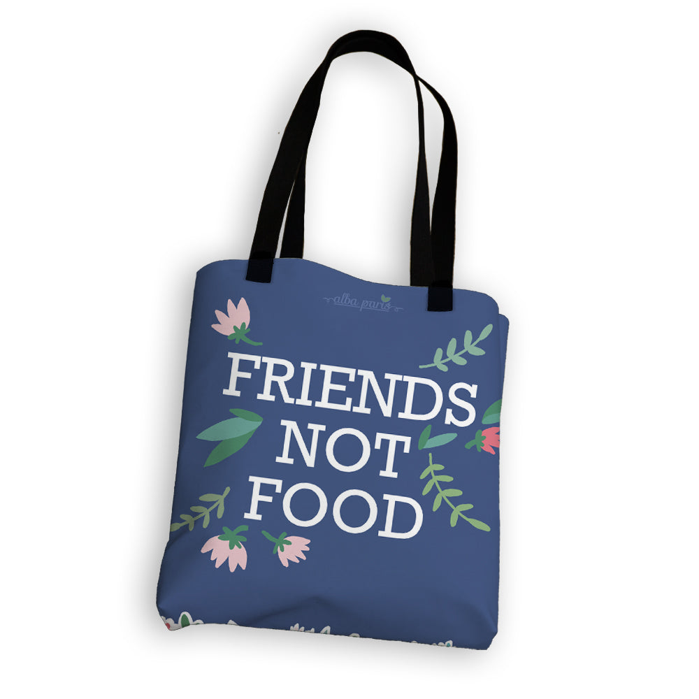 Friends Not Food Tote Bag