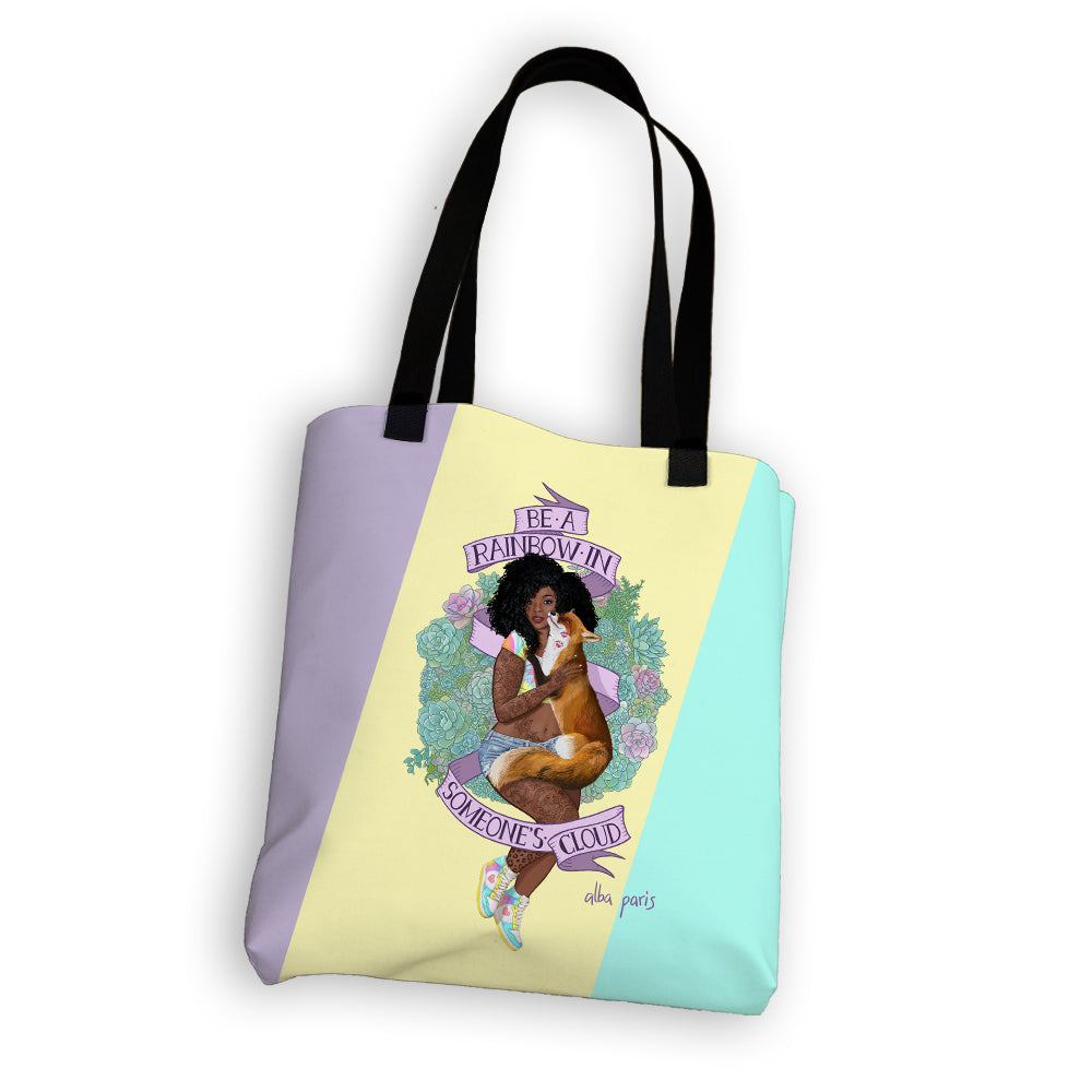 Be A Rainbow In Someone's Cloud Tote Bag