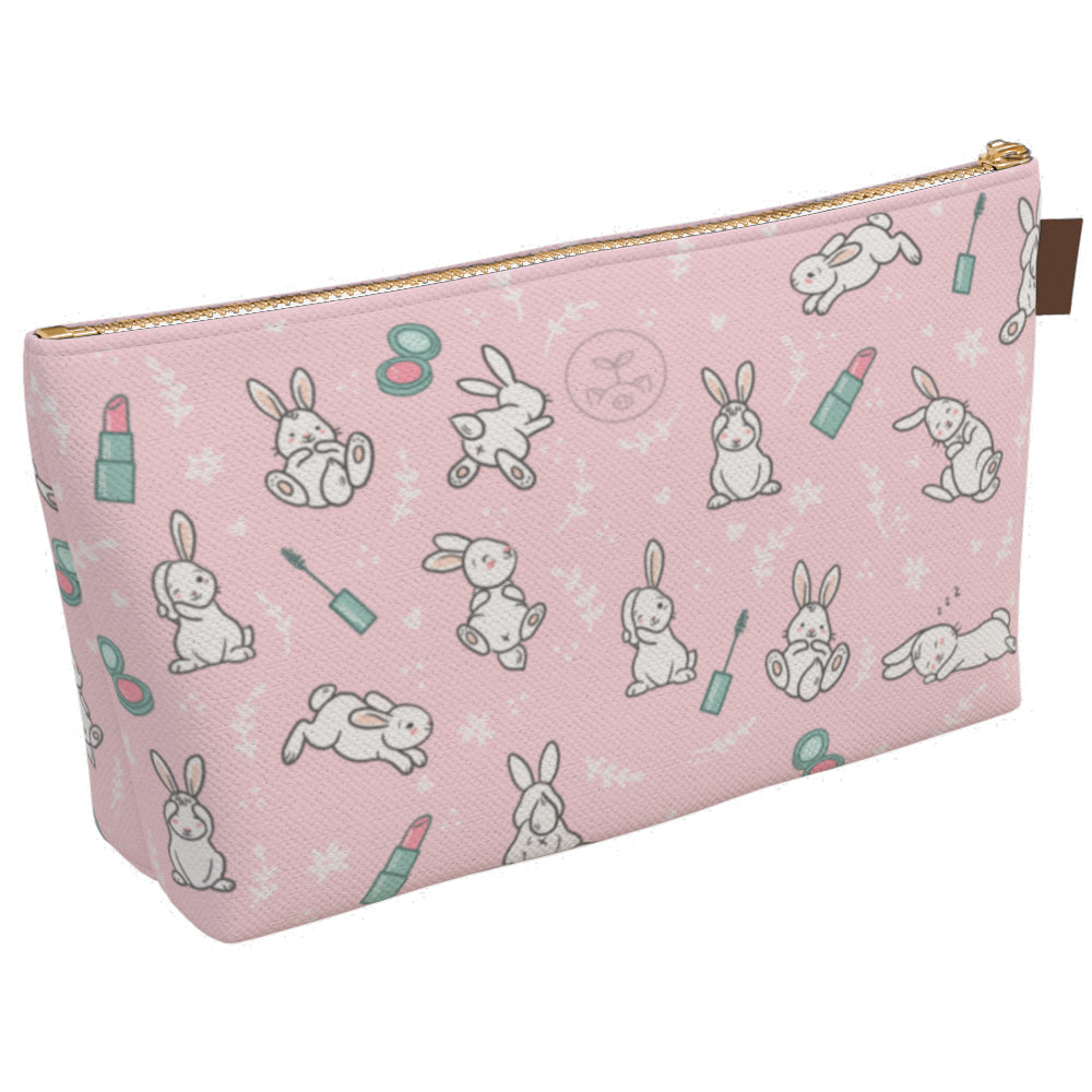 Cruelty-free Bunny Large Cosmetic Bag