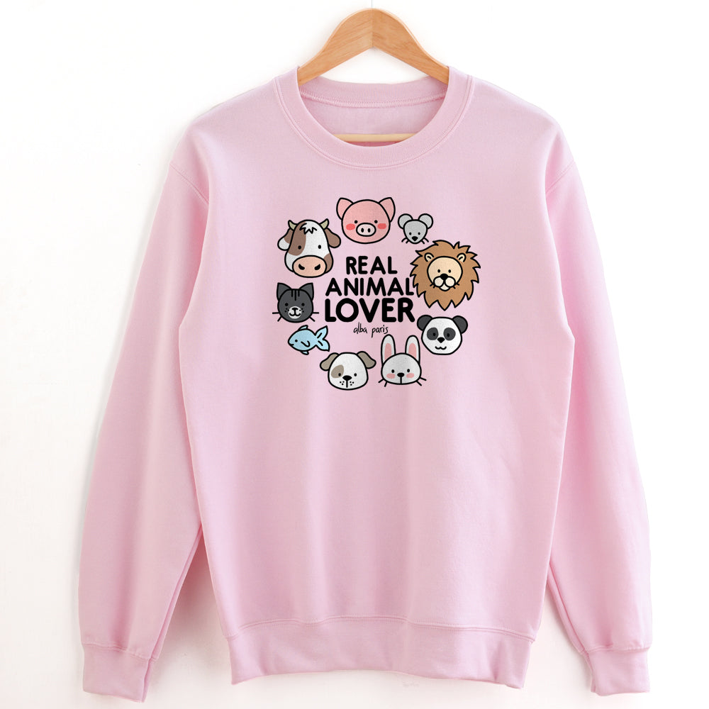Real Animal Lover Unisex Sweatshirt