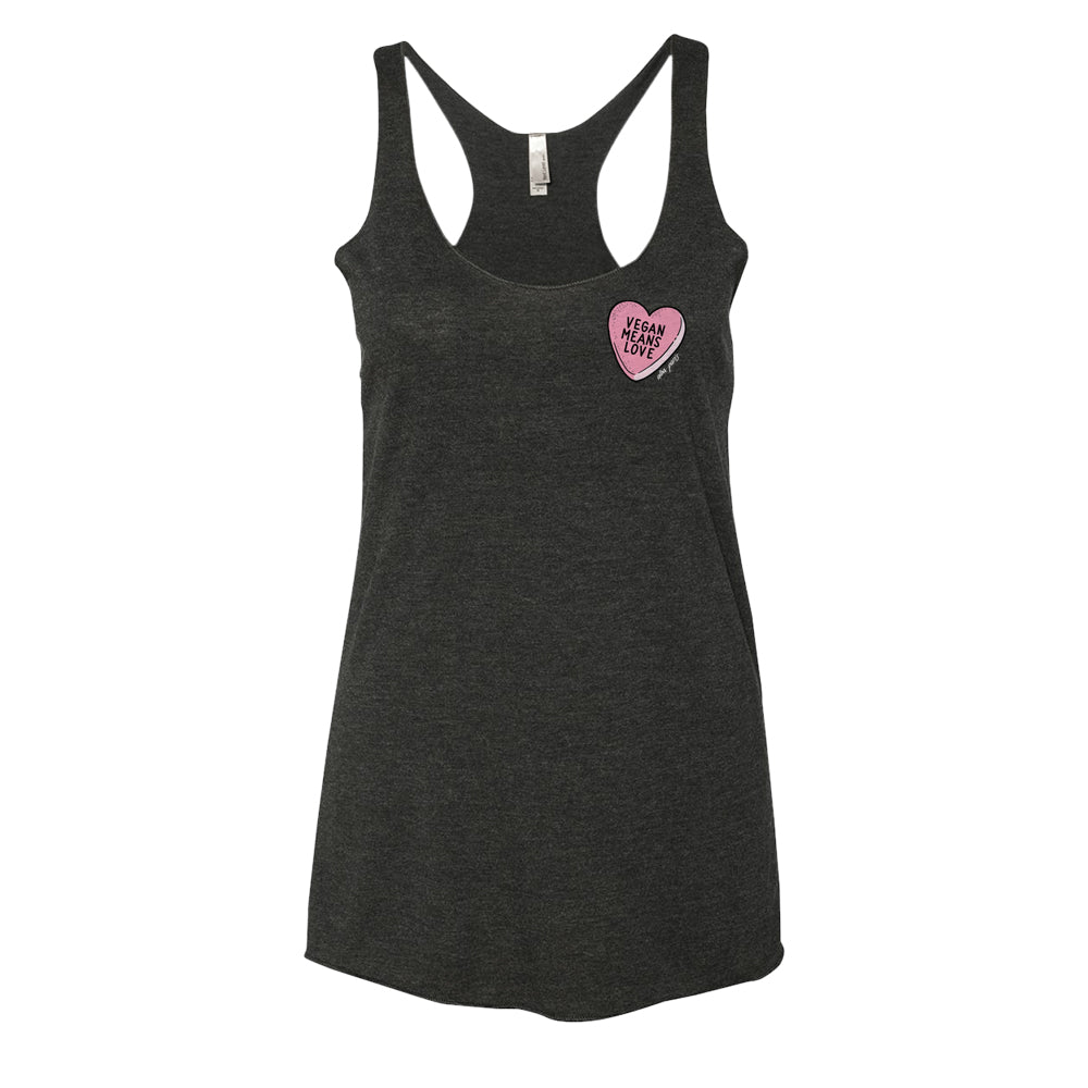 Vegan Means Love (Candy) Tank Top